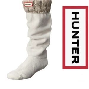 Womens Hunter Original Tall Knee High Boot Socks Gray Winter Medium 5-7